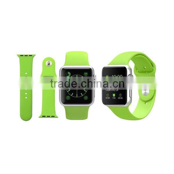 modern popular unique color 2016 silicone watch strap