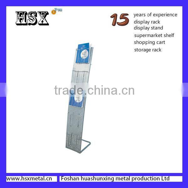metal brochure catalogue magazine stands supermarket shelf HSX-S1239