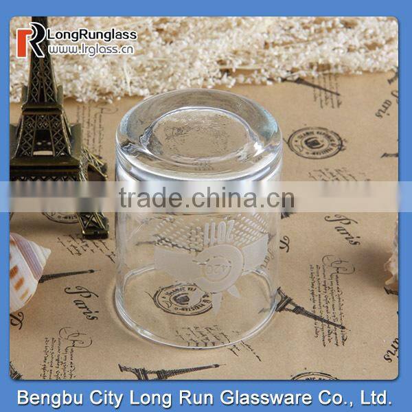 LongRun 79ml frosted short drinking glass cup low price