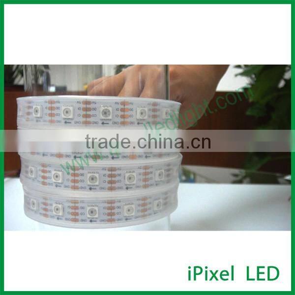 addressableAPA102 30leds colorful cover dc led strips flexible led strip