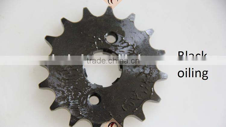 HIGH QUALITY 45 STEEL 40MN 428/110L-43T/13T motorcycle chain and sprocket