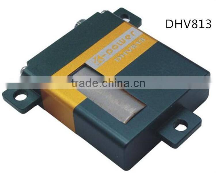 China supplier DHV813 medium-sized helicopter servo/high voltage coreless servo for rc toys/rc toy servo