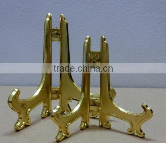 3",4",5",6",7",8",9",10".11"Frosted White Folding Display Stand Pedestal Holder for Dinnerware Plate Easel