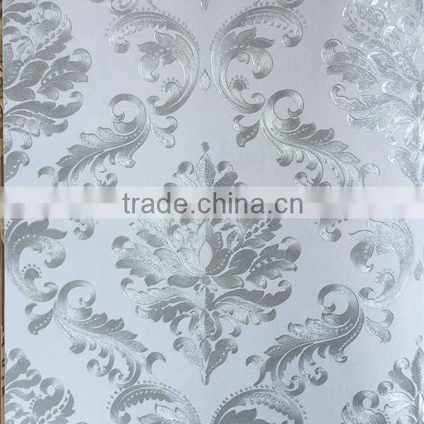 classic flower style vinyl italy wallpaper