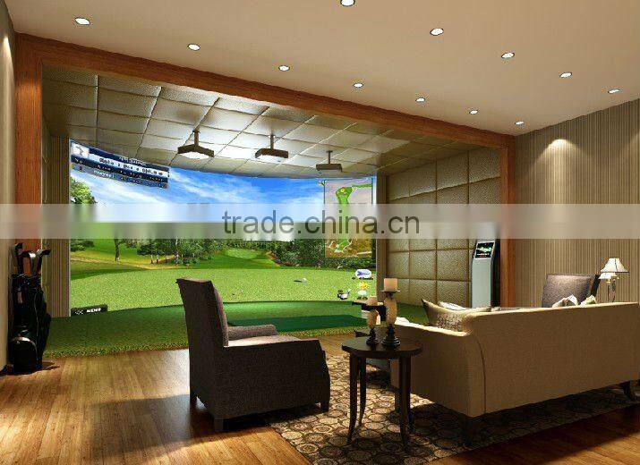 screen golf simulator