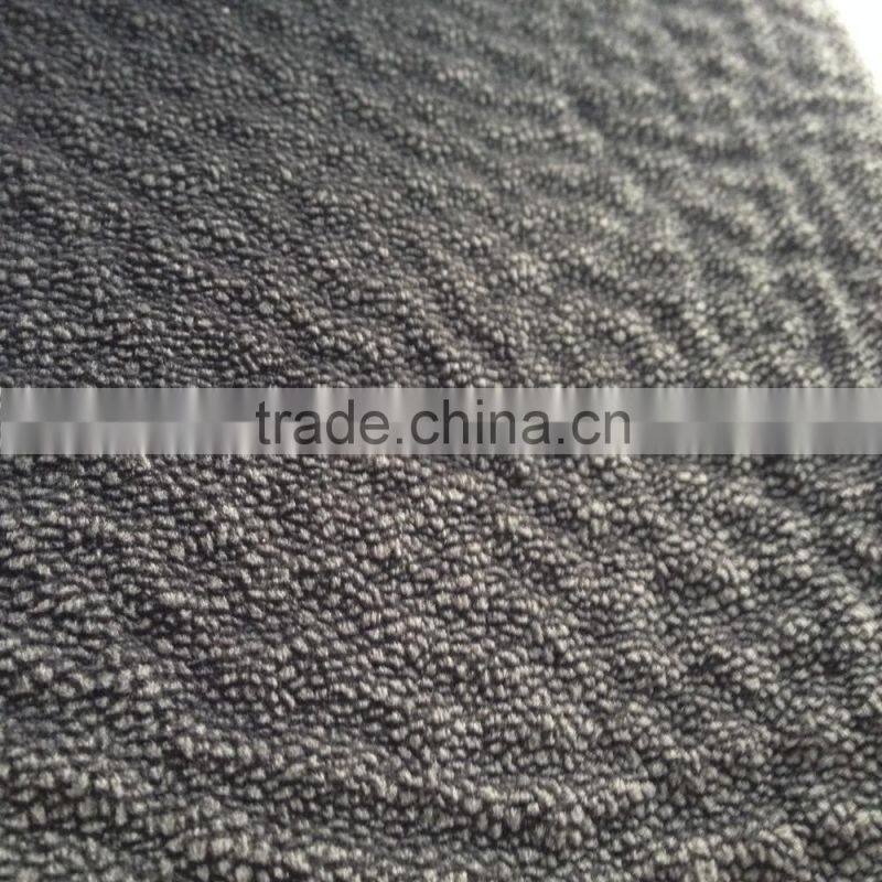 Foaming Wrinkle Burn-out supersoft velboa bonding with fleece