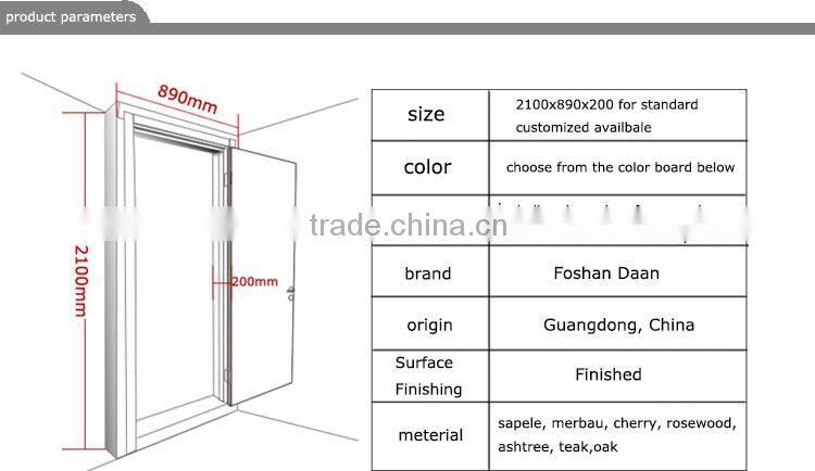 soundproof sliding solid wooden door teak wood solid wooden door