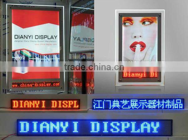 Advertising Poster Display LED Backlit Signage Photo light box Display