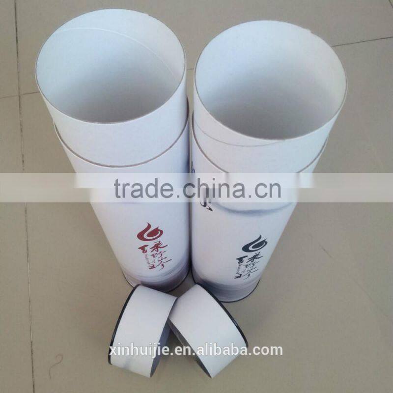 Red wine packaging paper cans, bottles of wine round packaging carton