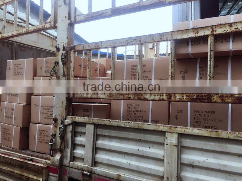 hotcake wood and wall polishing dry glass sand sandpaper roll