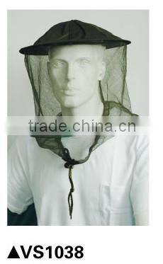 2016 new camo nylon mosquito mesh head net for outdoor activities
