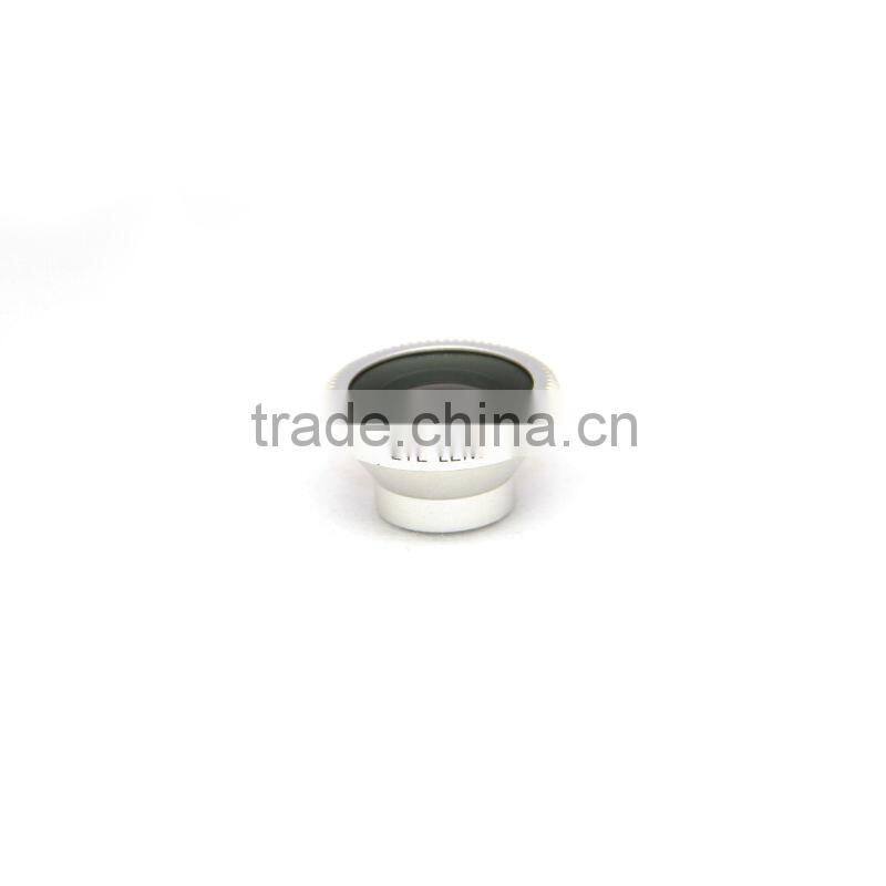 Magnetic 180 degree distortion fisheye lens for cell phone