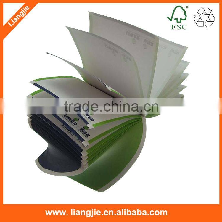 Advertisement printing twisted Paper Block