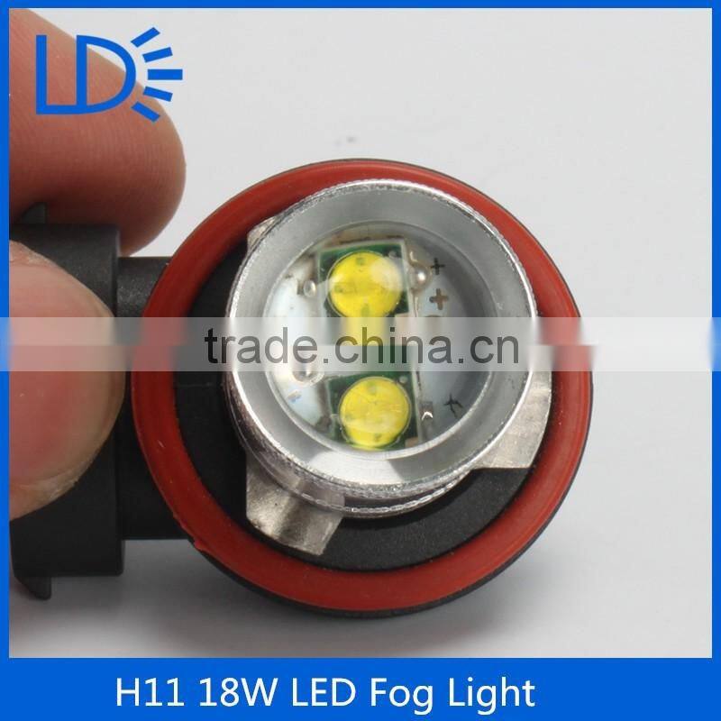 High power LED fog light H11 18W car head lamp led lamp fog