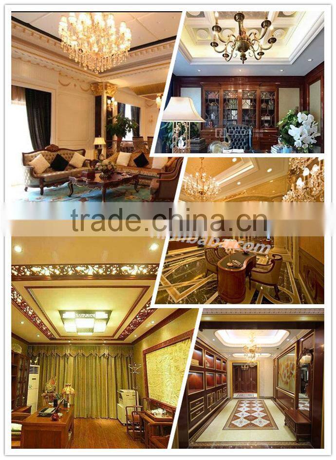 European-style home interior design luxury PU room accessories for wall