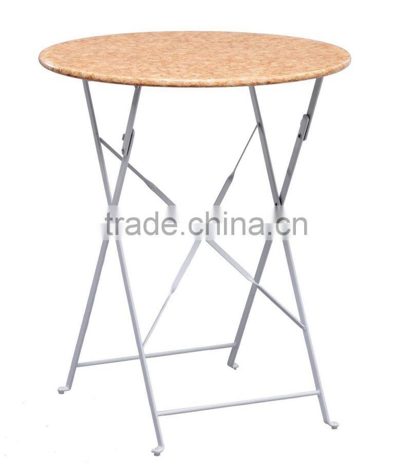 cheap steel camping round folding table