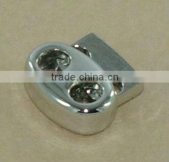 clothing metal drawstring stopper