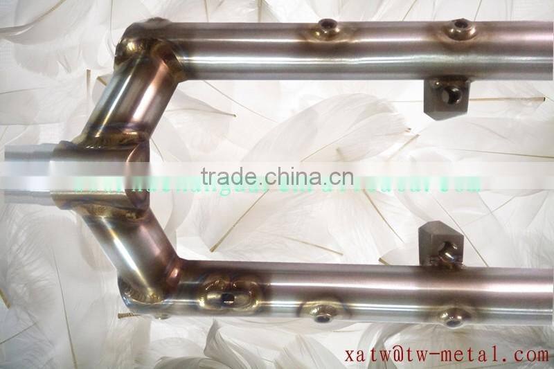 titanium mtb bicycle fork with welding color MTB front fork with welding color