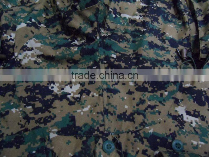 OEM cotton polyester ripstop jordan army green digital camouflage tactical ACU military uniform