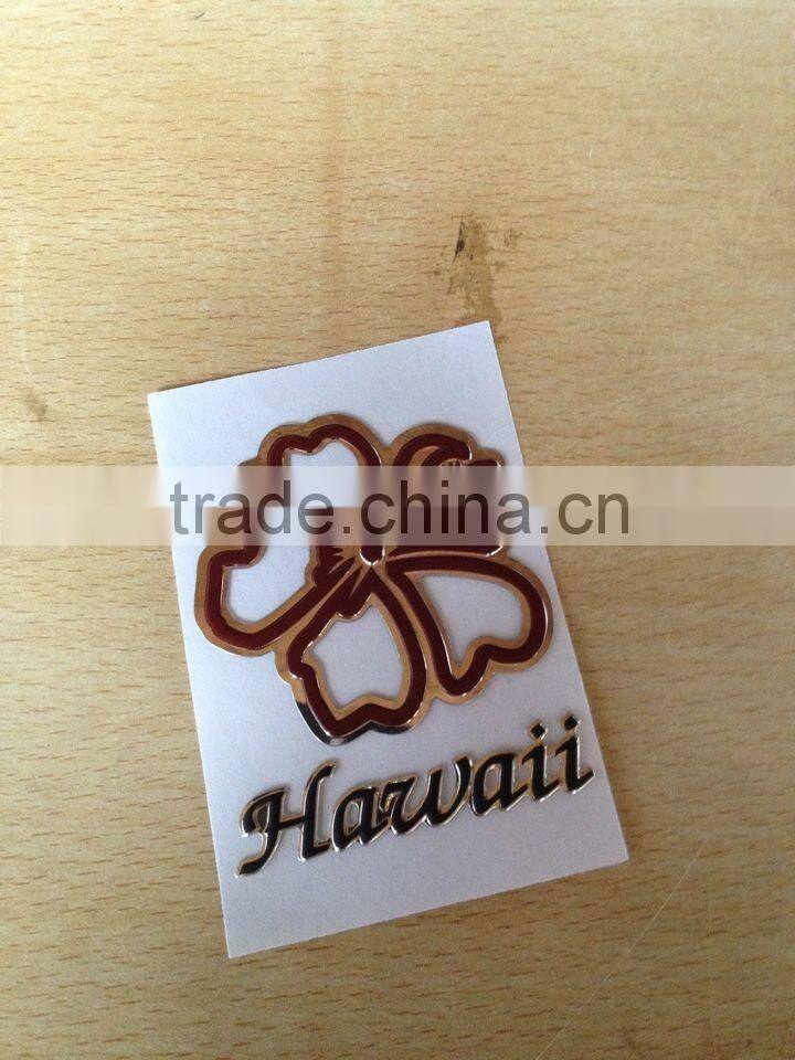 tortoise shape hawaii 3d pvc sticker,soft plastic 3D PVC car sticker,3d pvc logo sticker