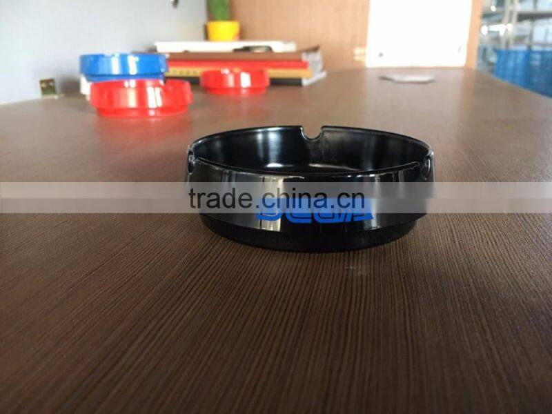 2015 hot selling manufacter wholeasle OEM colorful china Melamine ashtray with printing logo