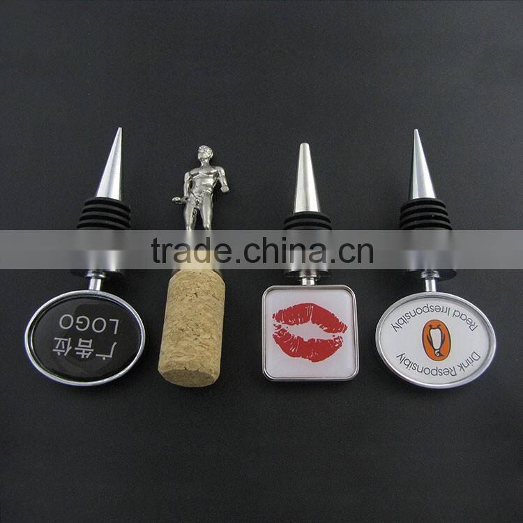 August Promotion Custom Logo Champagne Wine Bottle Stopper