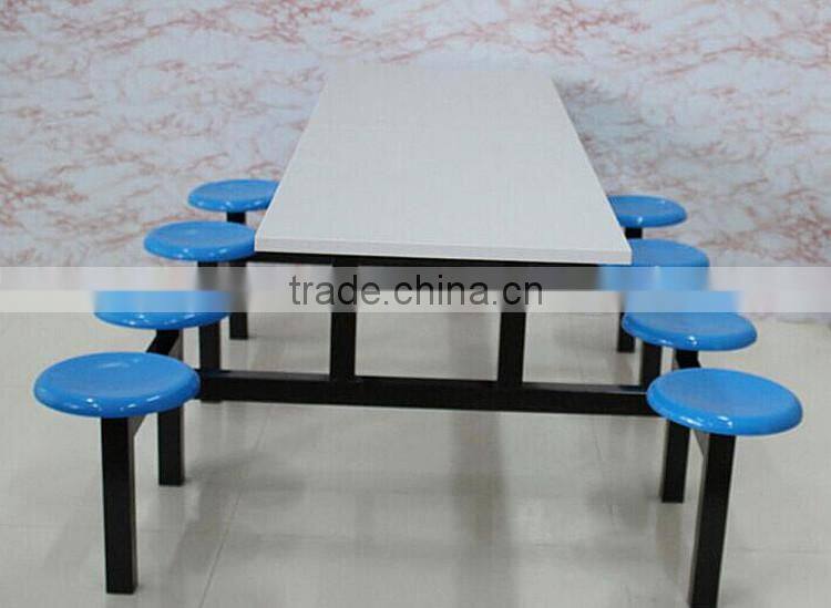 factory competitive price fiberglass school canteen furniture