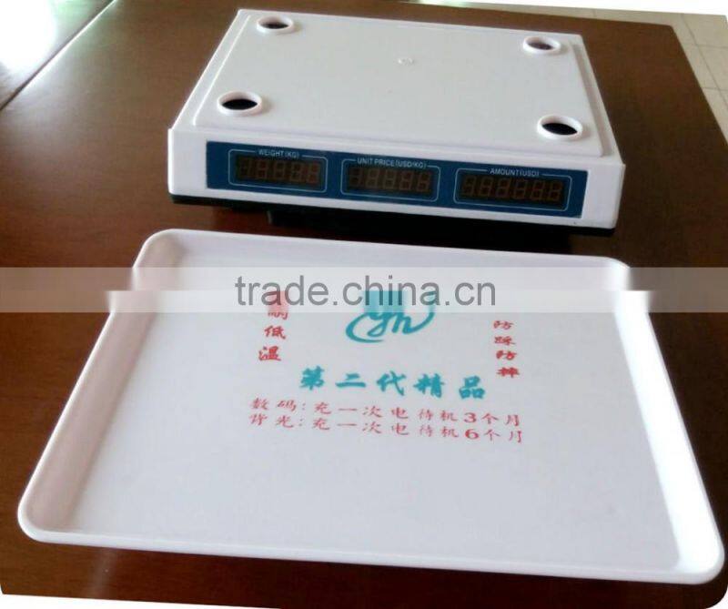 2016 neweast Dual Purpose 25KG Price Scale With Plastic Pan , whoesale good price price counting scale for sale