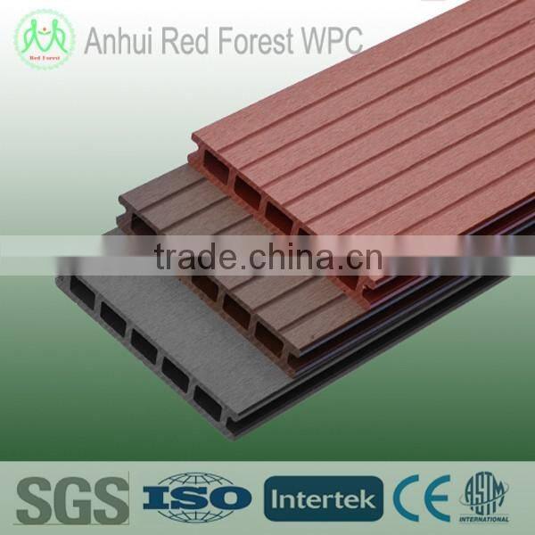 recycle material bamboo plastic composite floor deck wpc
