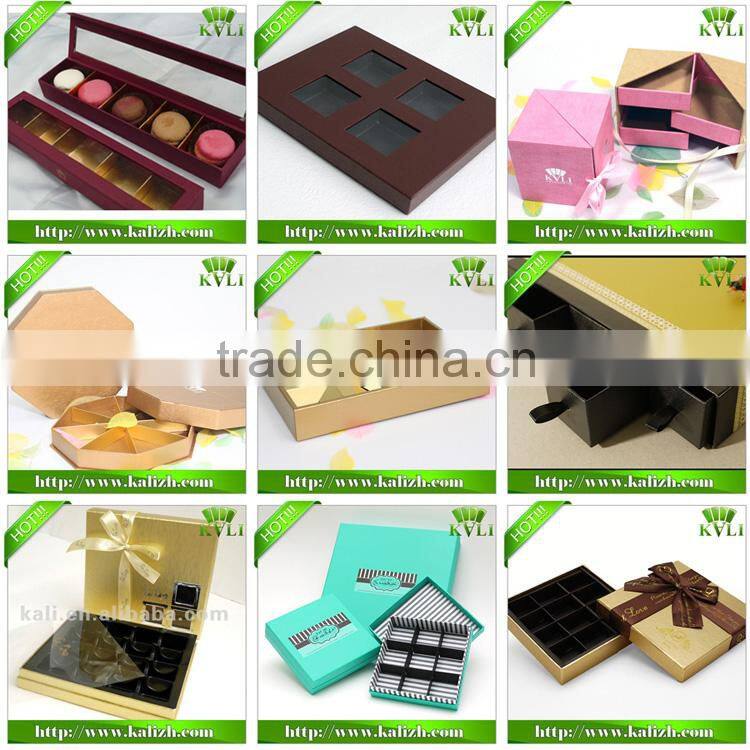 New mold safety eva inlay black cardboard knife packaging box