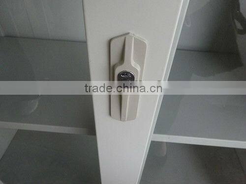Glass Door Key Locks Cabinet