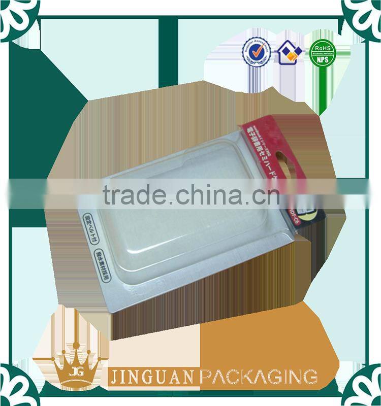 Eco-friendly material disposable plastic blister packaging