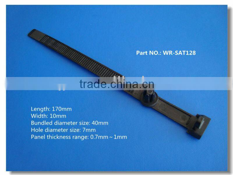 SGS, CE.UL nylon cable tie tag, any color plastic cable tie