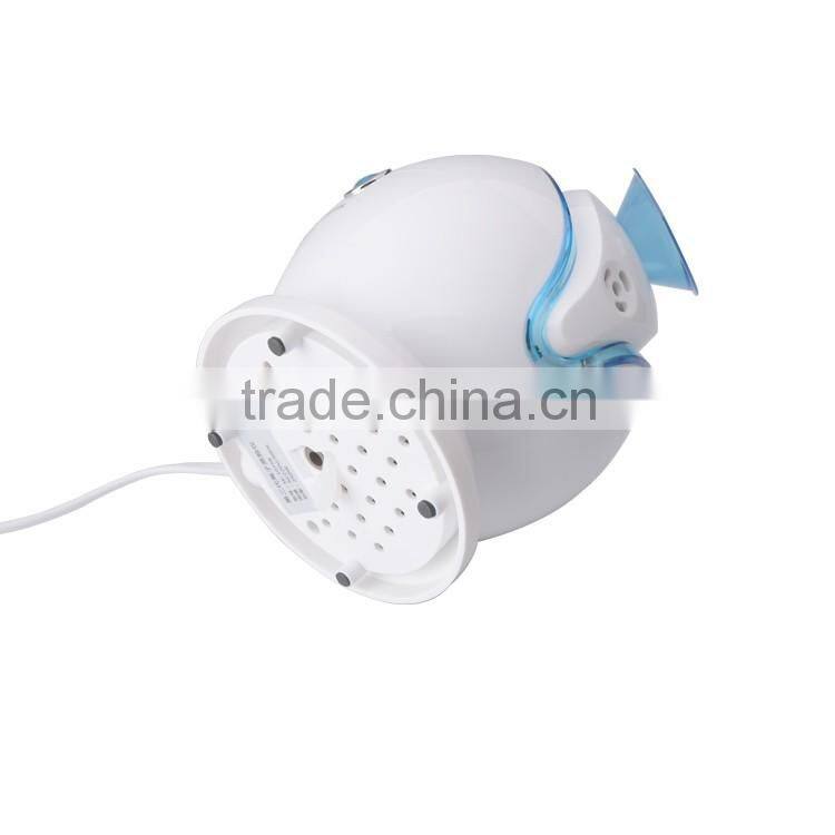 Factory price cute looking protable electric negative ion facial steamer for home use