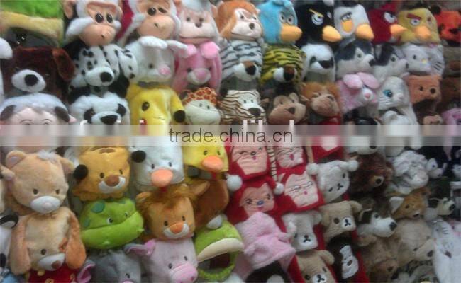 Customized Logo Husky Animal Plush Animal head Hat