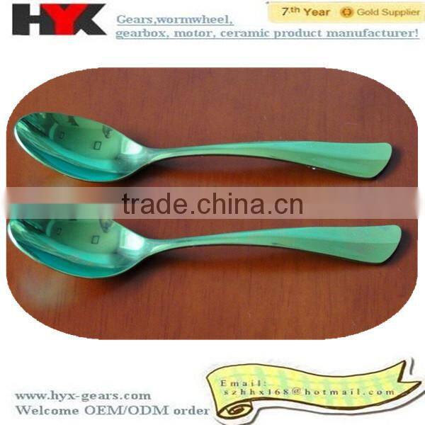 shenzhen OEM different color titanium spoon