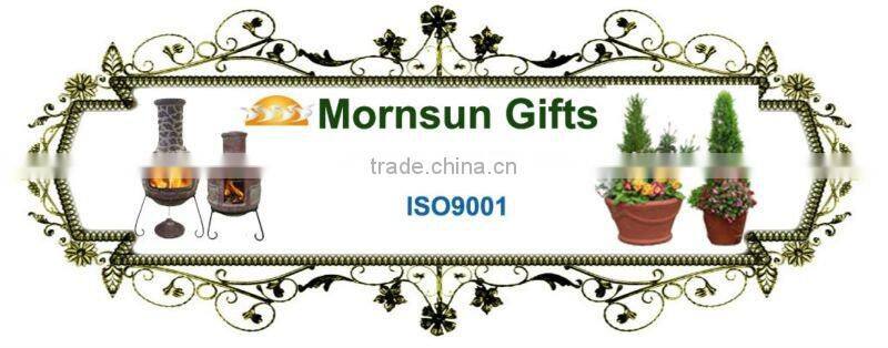 Exotic terracotta frost resistant pot