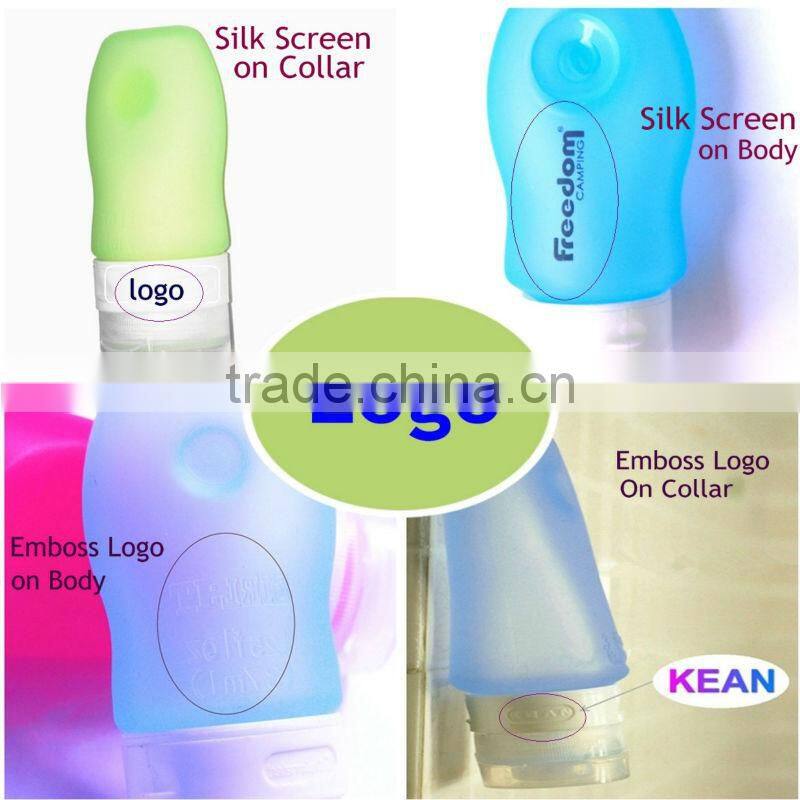 2017 TSA Approved Best Travel Kit Silicone Travel Shampoo Bottles