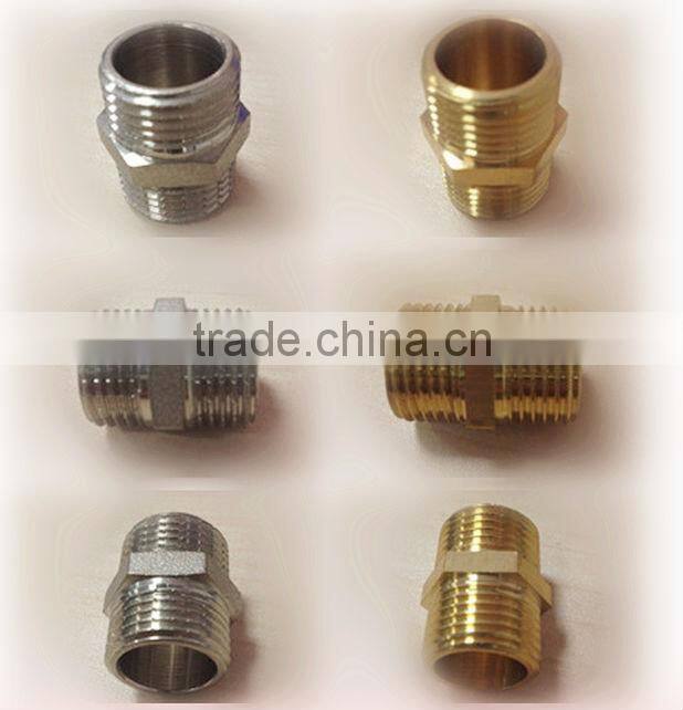 6-22mm brass equal or reducing straight hose barb fittings