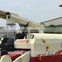 4LZ-5.0E 98HP 1.4m3 grain tank small rice wheat harvester machine