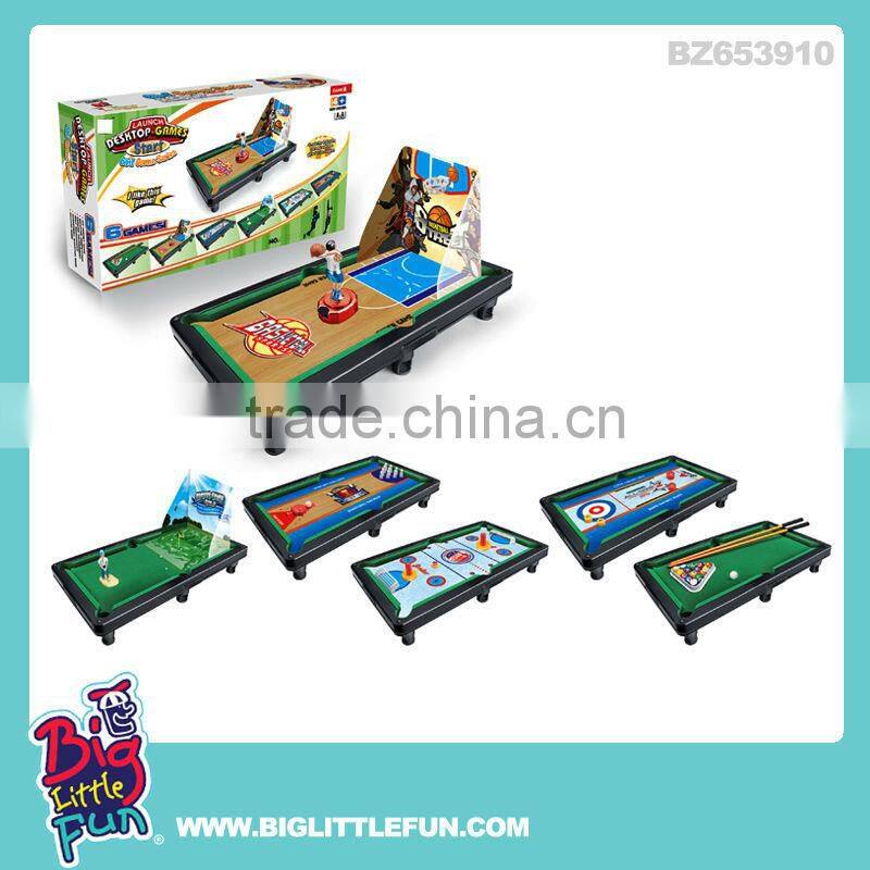 7 in 1 desktop games toys, basketball,football,snooker,ice hockey ect