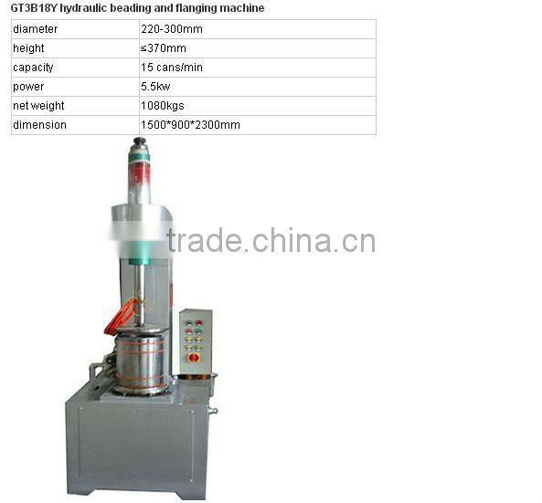 Complete sets of 10-20L paint can producing machines for sale