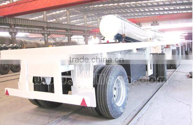 2 axle 15-30ton side wall dumper self unloading full trailer draw bar truck trailer