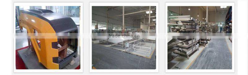 fibre glass material front cover on the bus