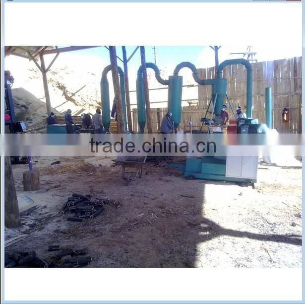 automatic wood sawdust briquette log extrusion equipment