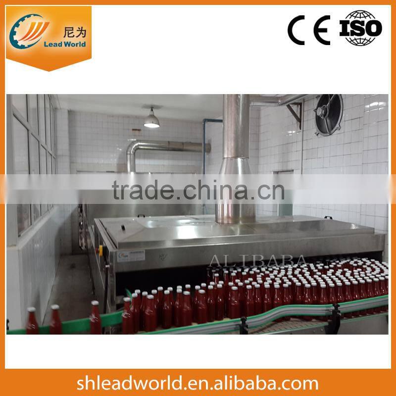 fully automatic food can sterilization machine, glass bottle sterilization