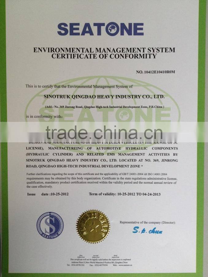 2 axles side wall semi trailer