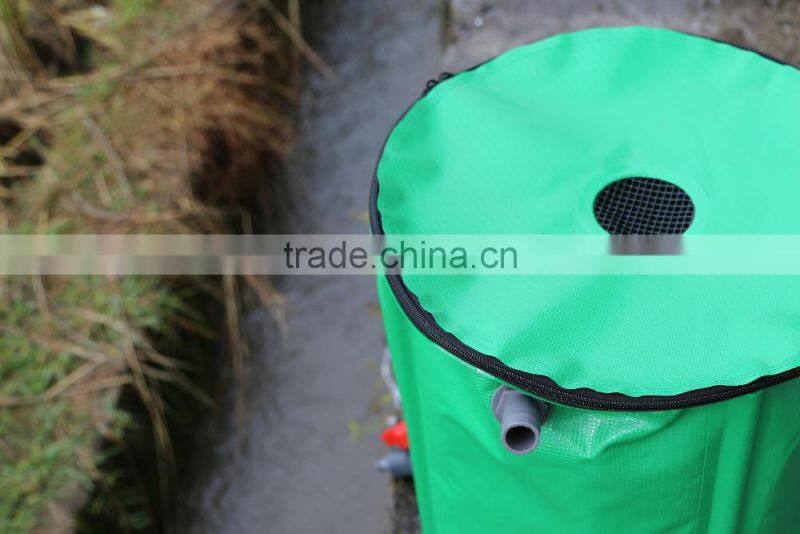 50GALLON/55GALLON/66GALLON Portable Rain Barret outdoor Garden Water Collector Spout