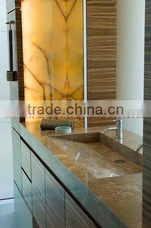 QUALIFIED ONYX BACKLIT PANELS FOR WALLS COUNTERS