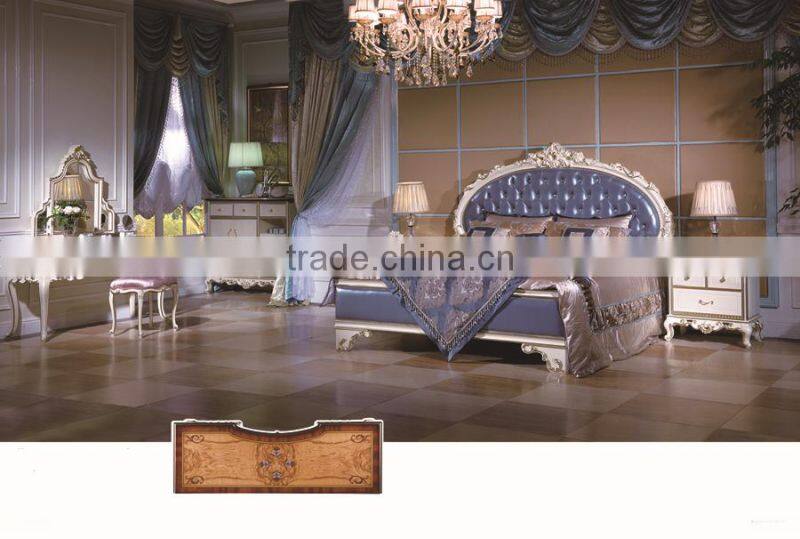 Antique Rococo Bed Room Furniture, Italian Style Bedoom Furniture Set